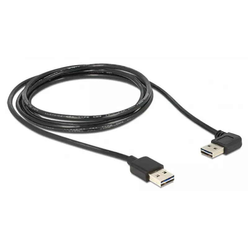 USB Cable DeLOCK 5m USB 2.0 A m/m 90°