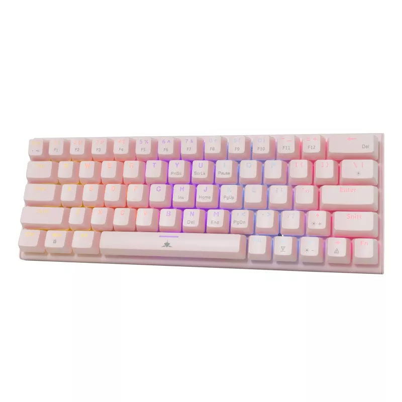 Mechanical Gaming Keyboard White Shark Wakizashi GK-002421V2 Pink US-Blue layout