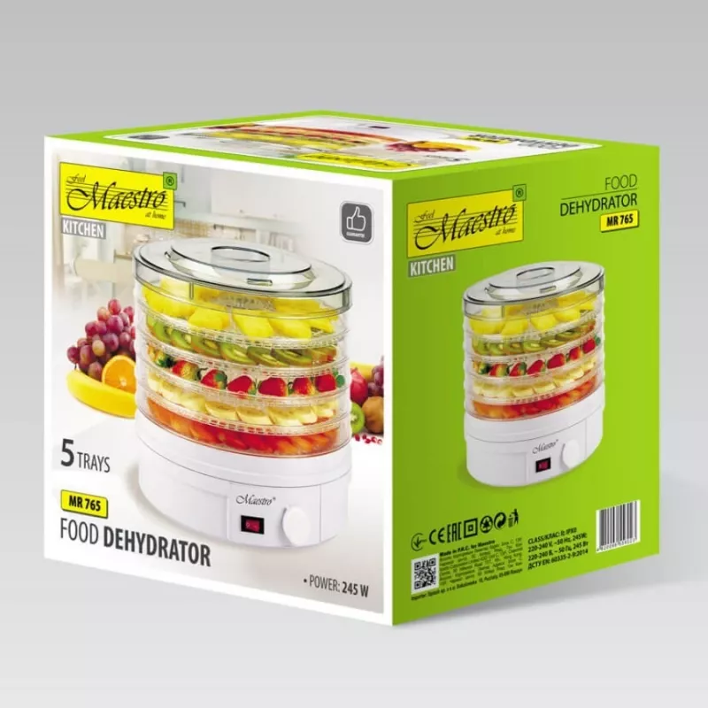 MAESTRO MR-765 Mushrooms and fruits dehydrator