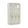 Outlet box DELOCK 86262 wall-mounted junction box, 82×120×31 mm, white