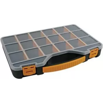 Perel OMR13 small parts/tool box Black - White - Yellow (OMR13)