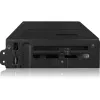 Drive enclosure icy dock MB902SPR-B R1 Black 2.5 inch SATA