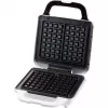 Waffle Iron Domo DO9222W 2 Waffles 900 W Black White