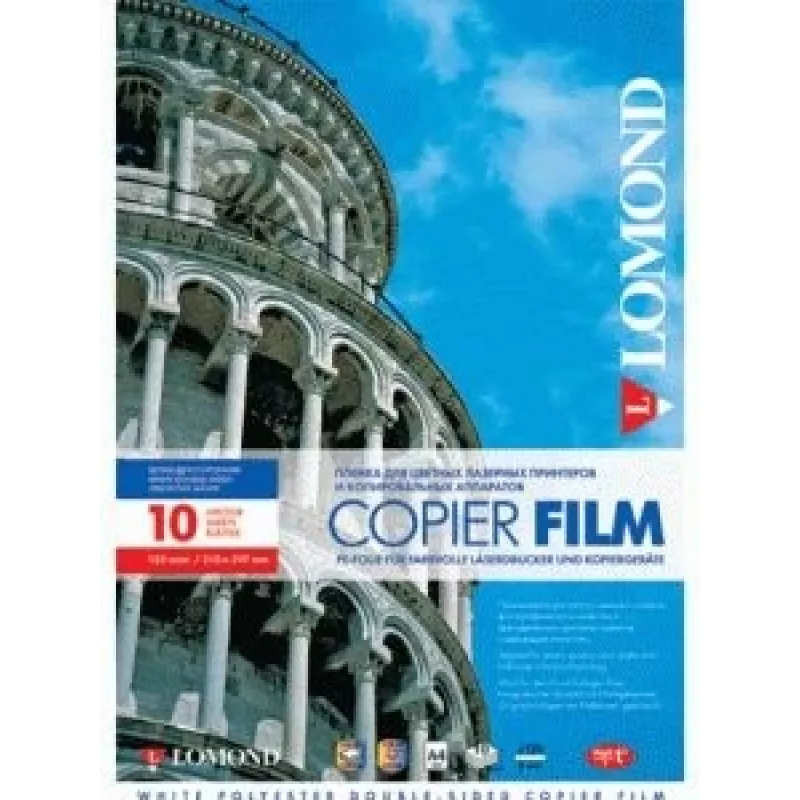 Lomond PET Film A4 0708411 Clear, 10 sheets