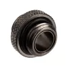 Adapter Alphacool G1/4 AG to G1/4 AG, metal angled connection, black