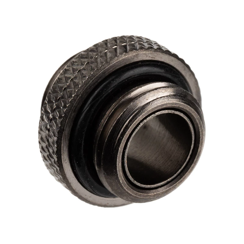 Adapter Alphacool G1/4 AG to G1/4 AG, metal angled connection, black