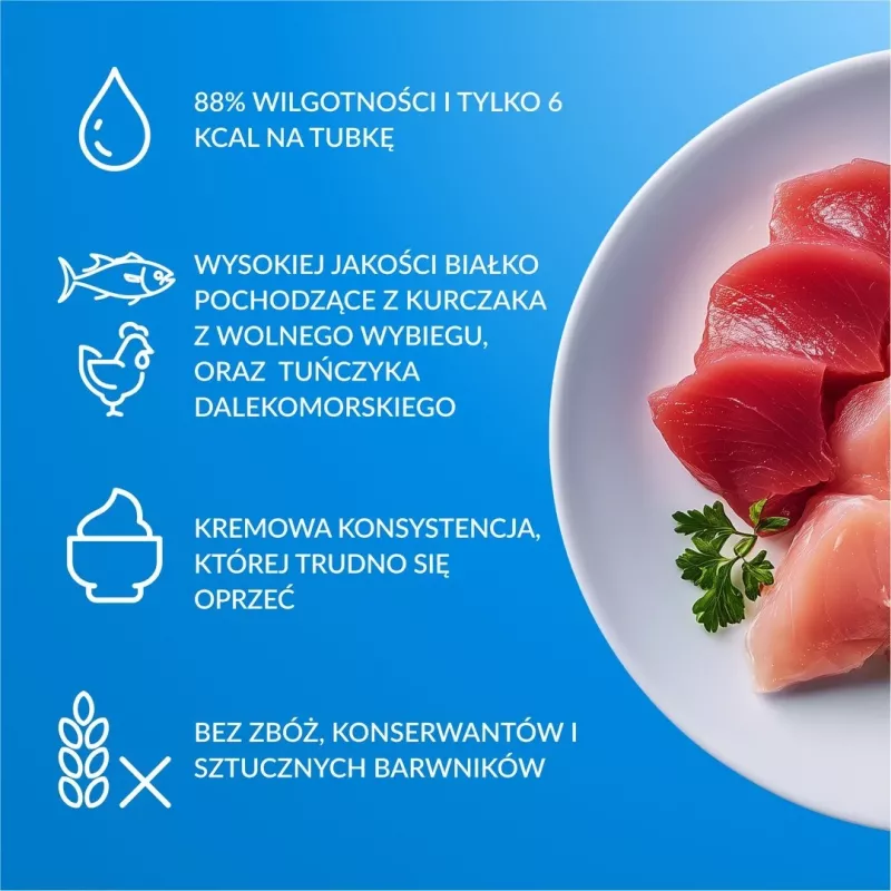 INABA Churu Tuna Cat Treats, 80 x 14 g