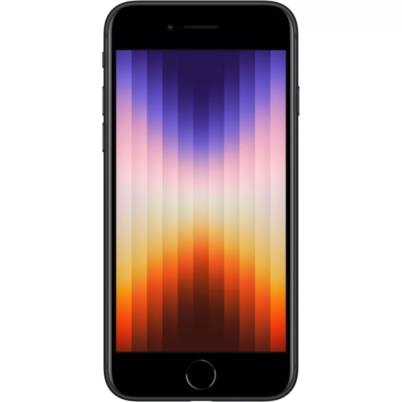 iPhone SE 2022 128GB Dual-SIM Midnight 11.94cm 4.7Inch IPS LCD Display iOS 15. 12MP Camera
