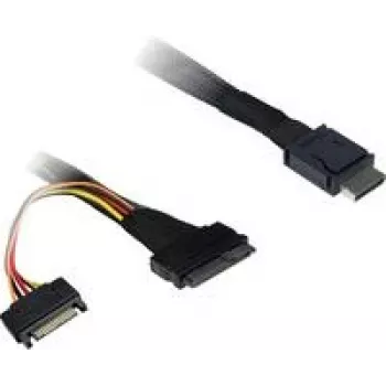 SAS Cable Inter-Tech 88885642 Black High-Quality Data Transfer