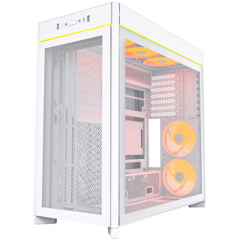 PC case Montech HS01 PRO Midi Tower White