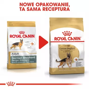 Dry dog food Royal Canin German Shepherd Adult, 11 kg — large breed, poultry, 24% protein, 19% fat