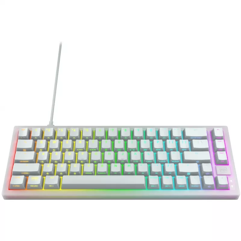 CHERRY K5V2 Compact keyboard Gaming USB QWERTY English White 67 keys RGB LED