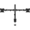 Dual monitor desk mount MONTIS Dual Monitor Mount Everest MT015, 13–27 inch, 2 arms, max 16 kg, VESA 75x75–100x100, black