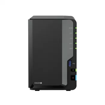 Synology DS225+ 2 Bay NAS Desktop Intel® Celeron® J4125 2 GB DDR4 Synology DSM Black - only Synology HDD