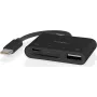 Nedis USB-C MicroSD Card Reader (CCGB64780BK01)
