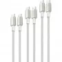 4smarts USB-C to USB-C Cable PremiumCord 100W 3m White - 3 m - USB C - USB C - USB 2.0 - 0,48 Gbit/s - White