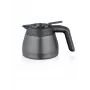 Jug for Severin coffee machines, model TK 5571 — 1.1 L, brushed steel/black, 220×165×135 mm