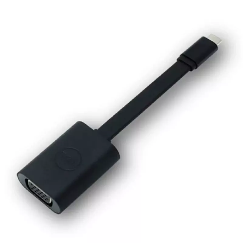 USB Type-C to VGA adapter dongle Dell 470-ADFQ — USB-C to VGA video adapter