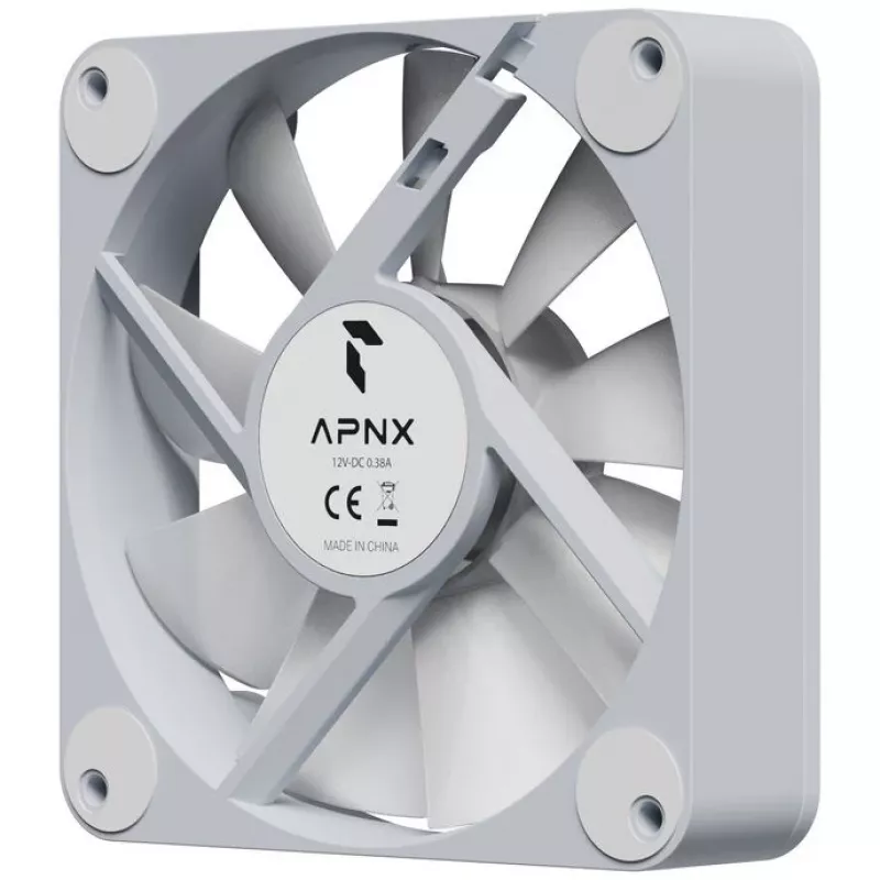 Cooling fan APNX FP1-RQ 120 PWM ARGB-WT 120mm, PWM control, ARGB white frame