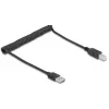 USB cable DeLOCK 90130 USB 2.0 0.8 m Black