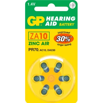 Single-use battery GP Batteries Hearing Aid ZA10