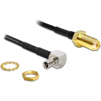 Coaxial Cable DeLOCK 88487 TS-9 SMA 1.45m Black