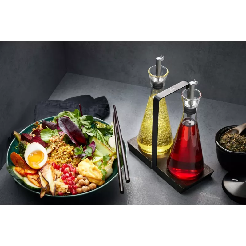 GEFU X-PLOSION oil/vinegar dispenser 0.25 L Glass, Silicone, Stainless steel Transparent