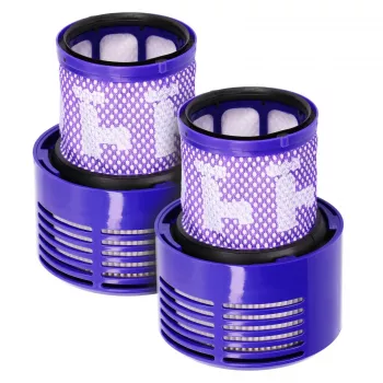 Washable Filter Set for Dyson V10 SV12 Vacuum Cleaner, 2 Pieces
