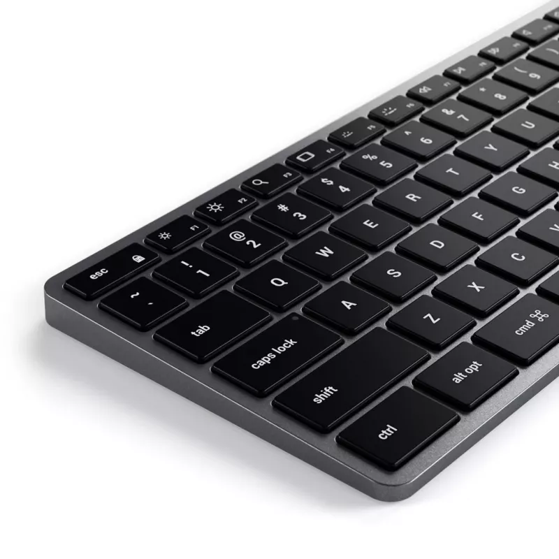 Satechi Slim W3 Keyboard USB-C with numpad (gray)