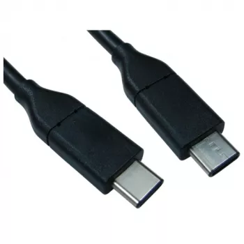 Origin Storage USB 3.1 Type C (M) to Type C (M) Cable, USB C, USB C, Black