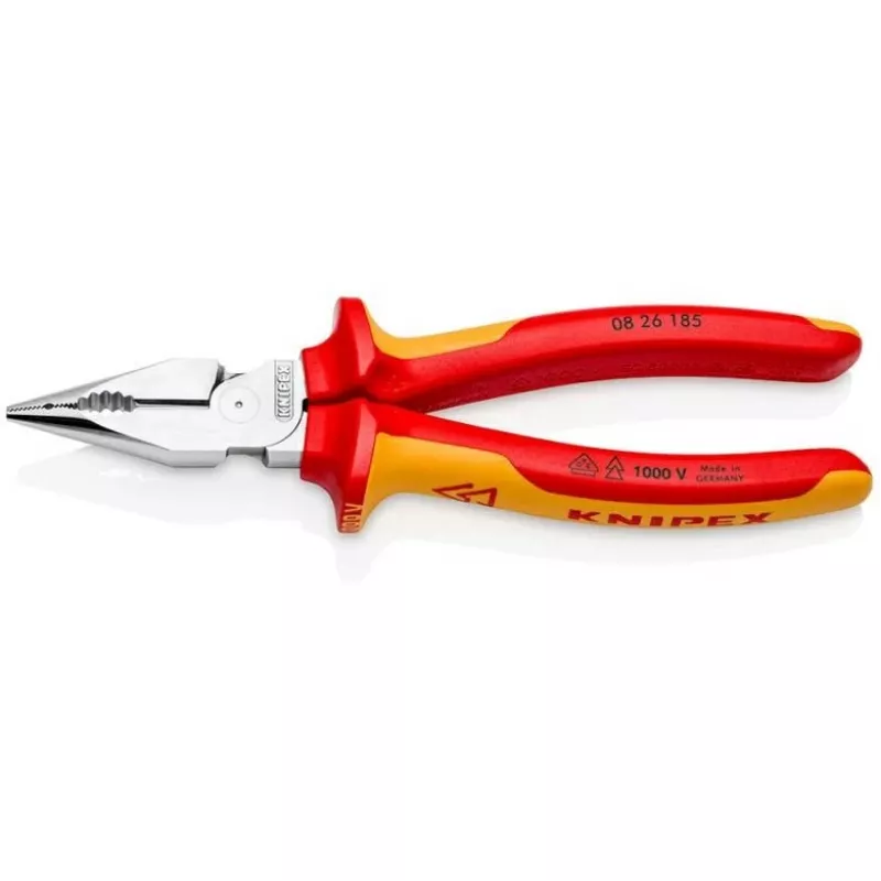 Needle-nose pliers Knipex 08 26 185 Cutting length 1.3 cm