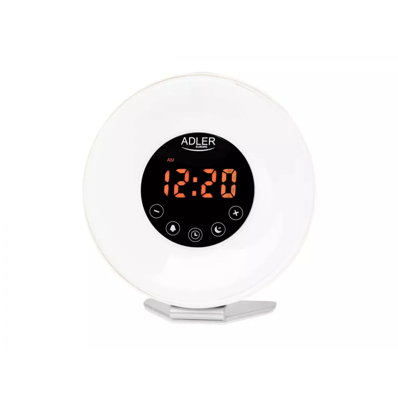 Alarm clock Wake‑Up Light Adler AD1916 with Sunrise Simulation and FM radio