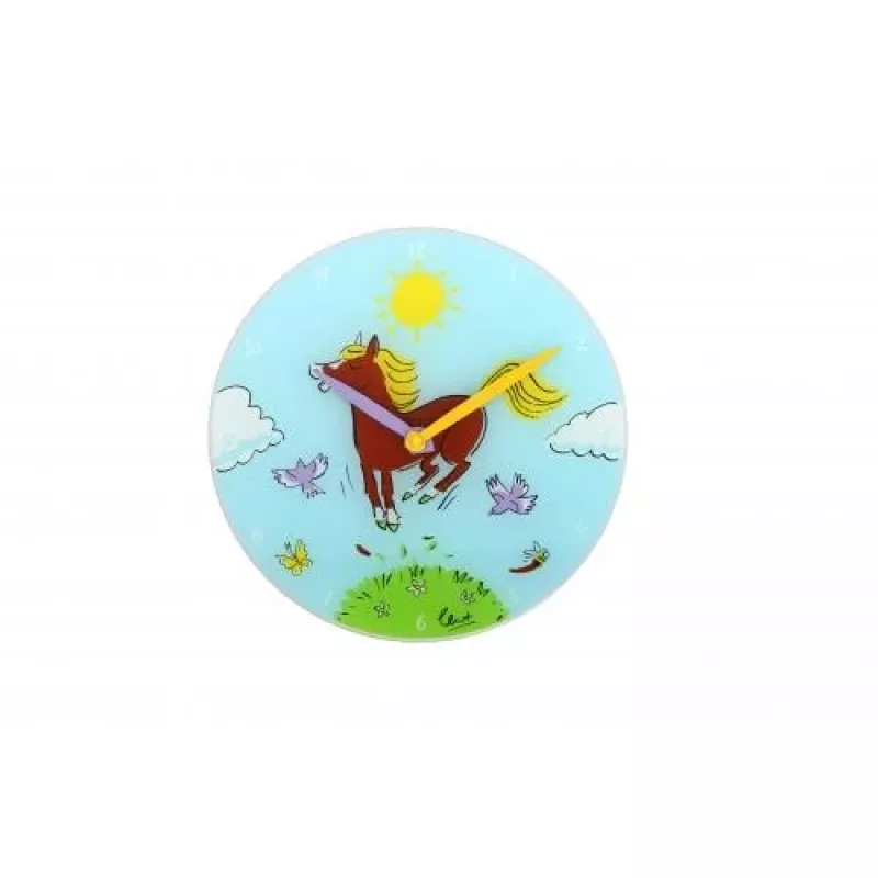 NeXtime klok 8812 Jump for joy, Ø30 cm, Wall, Blue/ Multi-color