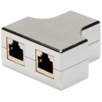 Network Cable Digitus CAT 5e RJ45 Modular Coupler Shielded Grey