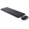 Wireless Keyboard and Mouse Set Dell KM3322W Black — compact layout, wireless connection, batteries included