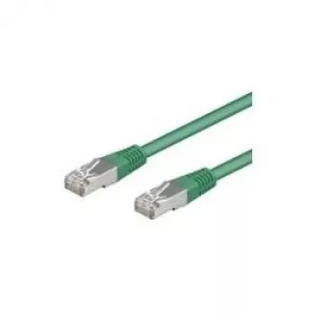 Wentronic Goobay CAT 5e Patch Cable, F/UTP, Green, 5 m - CCA Copper Mix (50183)