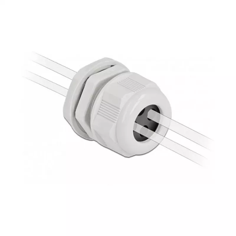 Cable Gland DeLOCK 60380 Grey Plastic 2 pc(s)