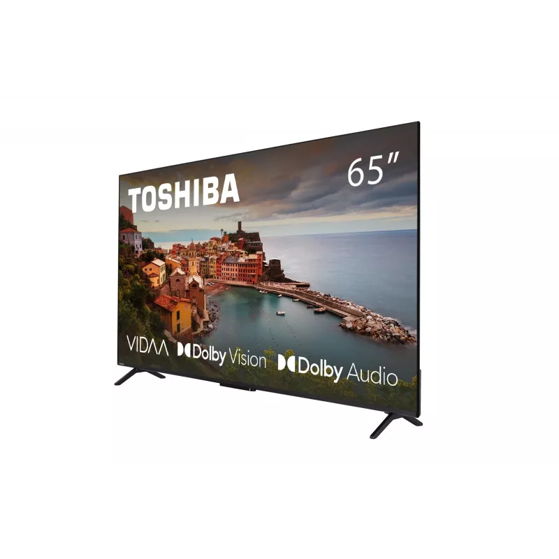 TV Toshiba 65UV2463DG 65 inch (165.1 cm) 4K Ultra HD DLED Smart TV, 3840×2160, VIDAA, Wi‑Fi, 300 cd/m², Black
