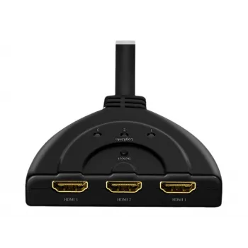 LogiLink - Video/Audio Splitter/Switch - 3 x HDMI - Desktop