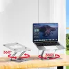 Laptop stand Unitek OT180SL01 Aluminium for 25.4–40.6 cm (10 inch–16 inch) screens, 360° swivel, 0–180° tilt