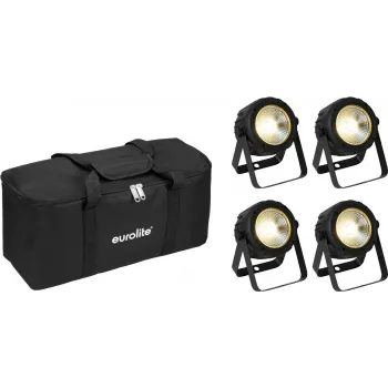 LED PAR light set EUROLITE 20000950 — 4x COB LEDs, includes soft bag