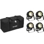LED PAR light set EUROLITE 20000950 — 4x COB LEDs, includes soft bag