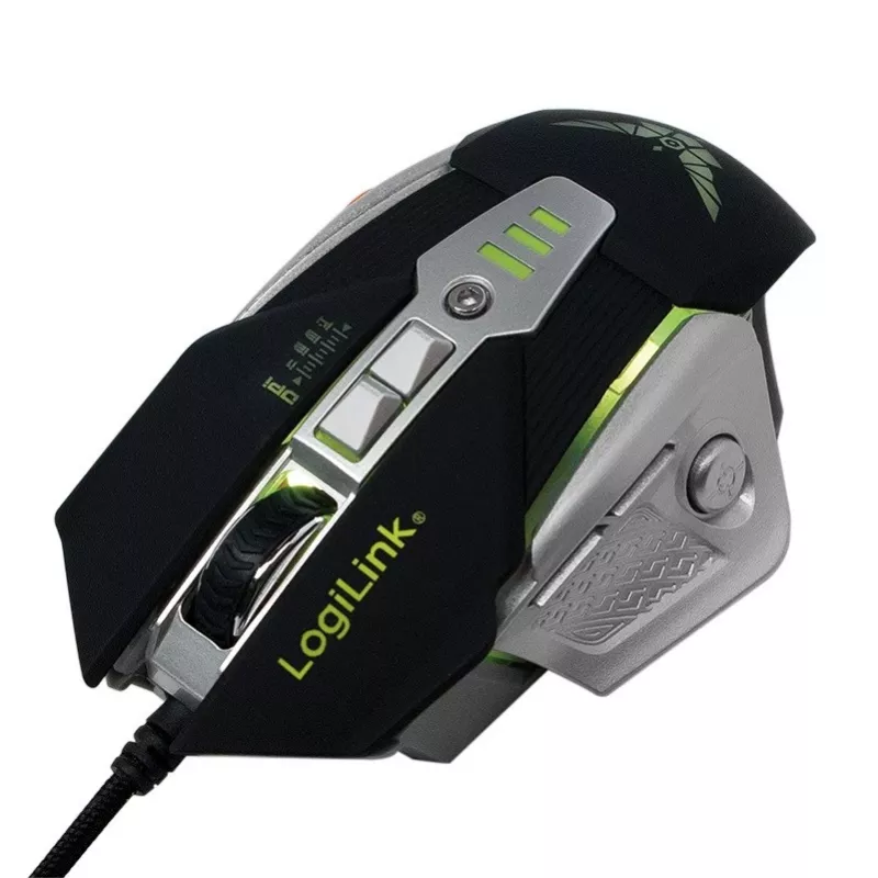USB gaming mouse with additional weights