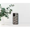 Protective case iKins for Samsung Galaxy S20+ — black pyramid design