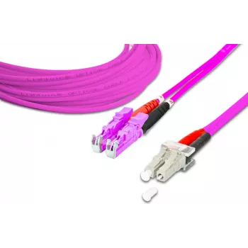 Lightwin High Quality Duplex LWL Patch Cable - MM OM4 - LSH - LC (LDP-50 LSH-LC 2.0 OM4)
