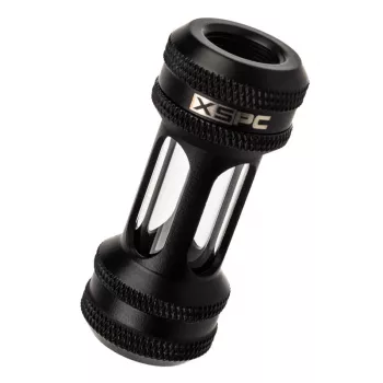 Inline filter XSPC G1/4 inch matte black for liquid cooling loops