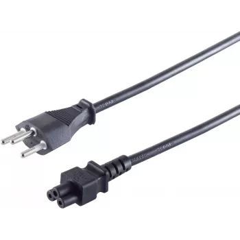 Power cable ShiverPeaks CH60001 1.8 m with C5 connector for Switzerland