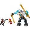 LEGO NINJAGO set 71827 Zane's Battle Suit Mech, 92 pieces, 2 minifigures, height 100 mm, age 6+