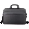 Laptop bag DEFENDER FIRM 26123 for 15.6 inch laptops, polyurethane, black, toploader, removable shoulder strap
