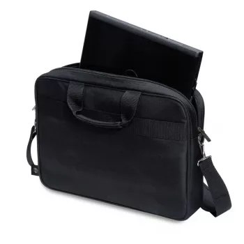 Toploader bag DICOTA D30805-RPET 40.6 cm 16 inch Black